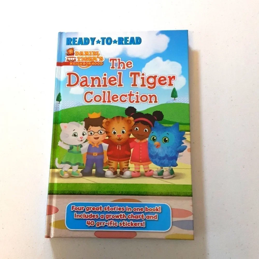 Toddler Hardbound Books Set of 3‎ Daniel Tiger Elmo Monsters in Closet…
